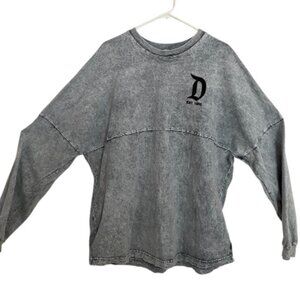 Disneyland Resort Gray Acid Wash Sweatshirt | Vintage Style Pullover | Men’s